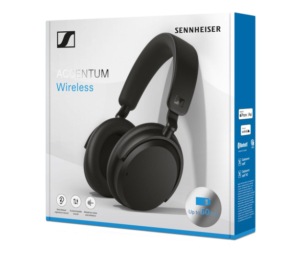 Sennheiser ACCENTUM Wireless czarne - 1182817 - zdjęcie 3